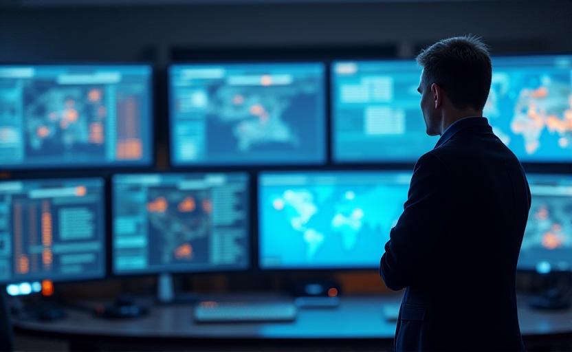 Logistics coordinator reviewing a digital shipment timeline